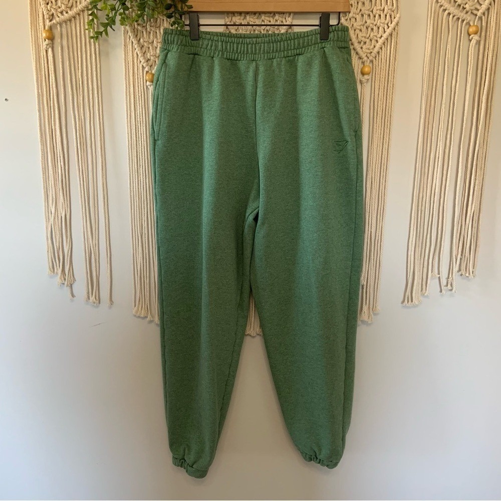 GYMSHARK Women's Rest Day Sweats Joggers Crocodile Green Size Medium